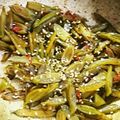 keslv's cooksnap of when they made めかぶ茎のきんぴら.