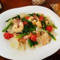 ミントミントティ's cooksnap of when they made 鮭とあさりと大根の和風アクアパッツァ.