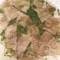 Rinakichi9's cooksnap of when they made レンチンのみ！豚バラ豆苗モヤシのレンジ蒸.