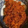 chanlisa's cooksnap of when they made 調味料3つ♪簡単★にんじんきんぴら.