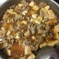 クックX2YWVK☆'s cooksnap of when they made 簡単時短！肉豆腐.