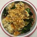 sakutakuhitoshu's cooksnap of when they made ほうれん草のふわふわ天津飯風(^^).