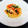 クックPTAGAD☆'s cooksnap of when they made トマトとほうれん草とベーコンのパスタ.