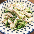 YUKIKI☆'s cooksnap of when they made 鶏ささみときゅうりのぬた（酢味噌）和え.