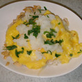linhua's cooksnap of when they made 鮭と青じその和風♪オムライス.