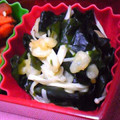 nosso's cooksnap of when they made 3分で!【エノキとわかめの揚げ玉煮】.