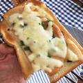 裕☆鹵's cooksnap of when they made さつま揚げとチーズのトースト♡.