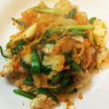 J_son's cooksnap of when they made 男1人暮らし ささみとキムチ炒め.