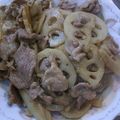 ゆりYO船長's cooksnap of when they made れんこんと牛肉の甘辛炒め☆.
