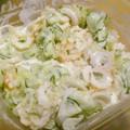 ひーさんの手抜きご飯's cooksnap of when they made 簡単☆きゅうりとちくわのマヨ和え.