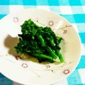 SP♪'s cooksnap of when they made ❁菜の花のお浸し♪❁.