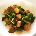 kotechi's cooksnap of when they made エリンギとピーマンのオイマヨ炒め.