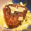 ZAQ13's cooksnap of when they made 焼きおにぎりアレンジ☆キャベバターごはん.