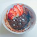 ふかやまべにお's cooksnap of when they made マグカップでみるくチョコもち.