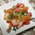 おはなすき's cooksnap of when they made 薄切りフルーツに、塩とオリーブオイル.