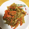 akipon1221's cooksnap of when they made ヤーコンのきんぴら風炒め.