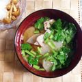 Kensuke108's cooksnap of when they made かぶと豚肉のお味噌汁.
