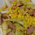 クックQNOM99☆'s cooksnap of when they made フライパンで簡単白菜とウインナーたいたん.