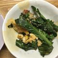 はーとねこ's cooksnap of when they made ケールとベーコンの卵炒め.