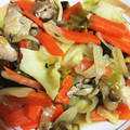 ちびまめママ◎'s cooksnap of when they made とにかく簡単、鶏肉と野菜の蒸しポン酢.