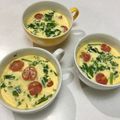 柴PON's cooksnap of when they made 菜の花のミルク茶碗蒸し.