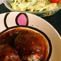 とめちゃん。's cooksnap of when they made ふわふわ豆腐ハンバーグと簡単付け合わせ❤.