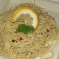 lovely❤ピンク❤'s cooksnap of when they made ✿れもんパスタ✿.