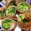 TORACOっち's cooksnap of when they made 菜の花の豚肉巻き.