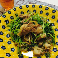 ☆saya☆saya's cooksnap of when they made 簡単おかず☆豆苗と豚肉の炒め物.