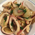 よねころ's cooksnap of when they made ボイルイカとじゃがいもの炒めもの.