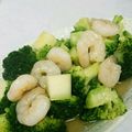 ばななちゃん538's cooksnap of when they made 超簡単！ブロッコリーとエビのあんかけ炒め.