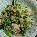M130018's cooksnap of when they made かぶの葉チャーハン.