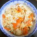 enosora's cooksnap of when they made あごだしつゆで、切干し大根とささみの煮物.