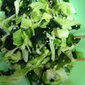 クックZ8J4H4☆'s cooksnap of when they made キャベツとニラのナムル☆レンジで簡単.