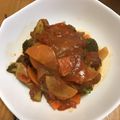 a0imama♡'s cooksnap of when they made 超簡単！肉と野菜のトマトソース煮込み！.