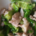 あらもーど好き's cooksnap of when they made 豚こまとキャベツのオイスター生姜炒め.