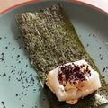 メダカの赤ちゃん's cooksnap of when they made お餅〜ゆかりマヨ.