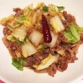 よつばんばん's cooksnap of when they made 牛肉と白菜のピリ辛中華炒め.