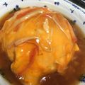 mk2s's cooksnap of when they made 話題入り簡単ランチ☆卵とカニかまで天津飯.