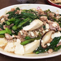 ♥みぃさん♥'s cooksnap of when they made 新定番！豆腐と小松菜のオイスター煮込み.
