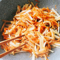 よっちょさん's cooksnap of when they made あと一品！ 大根と人参のきんぴら.