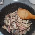 アクアマリン715's cooksnap of when they made お弁当にきのこベーコンのマヨめんつゆ炒め.