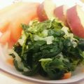 ぶきっちょちぃちゃん's cooksnap of when they made 白菜とほうれん草のサッパリお浸し！.