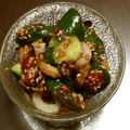 かおぽんぽこりん's cooksnap of when they made きゅうりとチクワの梅昆布おかか和え.