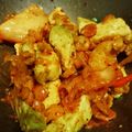 ７２３'s cooksnap of when they made 混ぜるだけ〜♪揚げ玉アボガドキムチ.