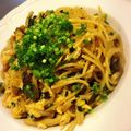 luna7777's cooksnap of when they made きのこと卵のパスタ.