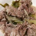 hmaotabiga's cooksnap of when they made 豚ネギのレモン蒸し.