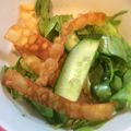 そらとはる:D:D's cooksnap of when they made カリッカリ！残り物ワンタンの皮を活用.