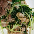 みどりのことり's cooksnap of when they made 水菜と豚肉の味噌マヨネーズ炒め　味噌マヨ.