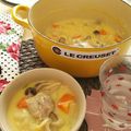 sakiちんキッチン's cooksnap of when they made ルクルーゼで水なし！白菜クリームシチュー.
